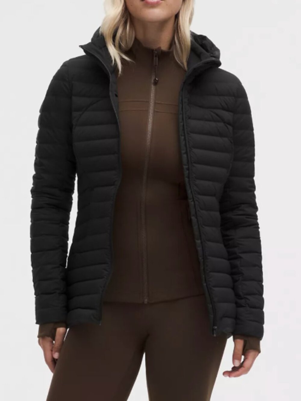 Lululemon Pack It Down Black Puffer Jacket Size 12